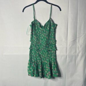 Green Floral Dress